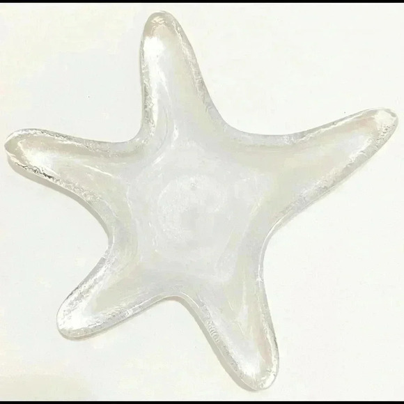 Glass starfish decorative dish - Picture 1 of 2
